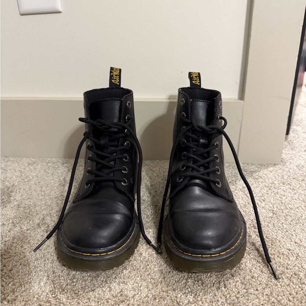 Dr. Martens Black Leather Boots